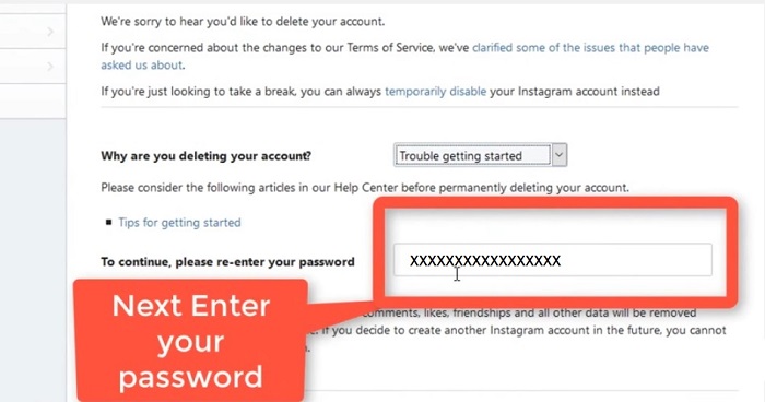 Instagram Password