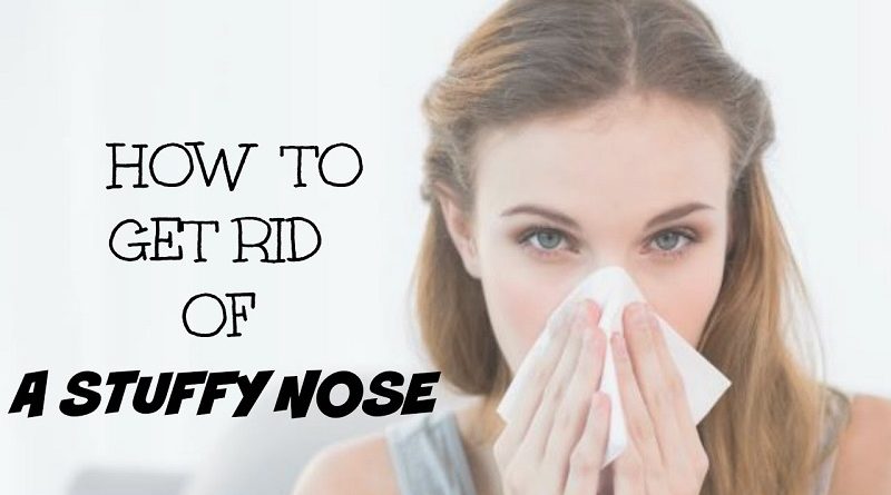 get rid of stuffy nose